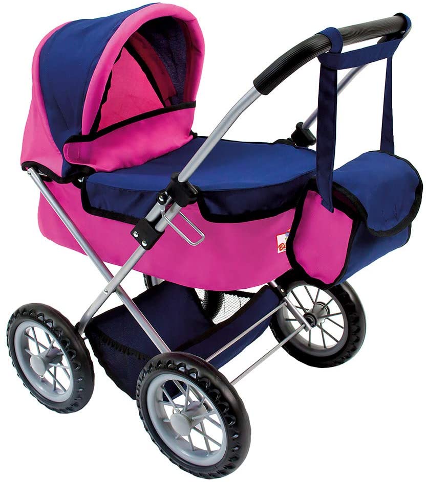 Bino & Mertens - Puppen Buggy mit Tasche, pink Bino & Mertens - Puppen Buggy mit Tasche, pink